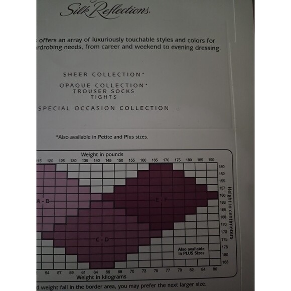 Hanes Control Top Silk Reflections Silky Sheer BARELY Black AB 718 Pantyhose - Picture 4 of 4